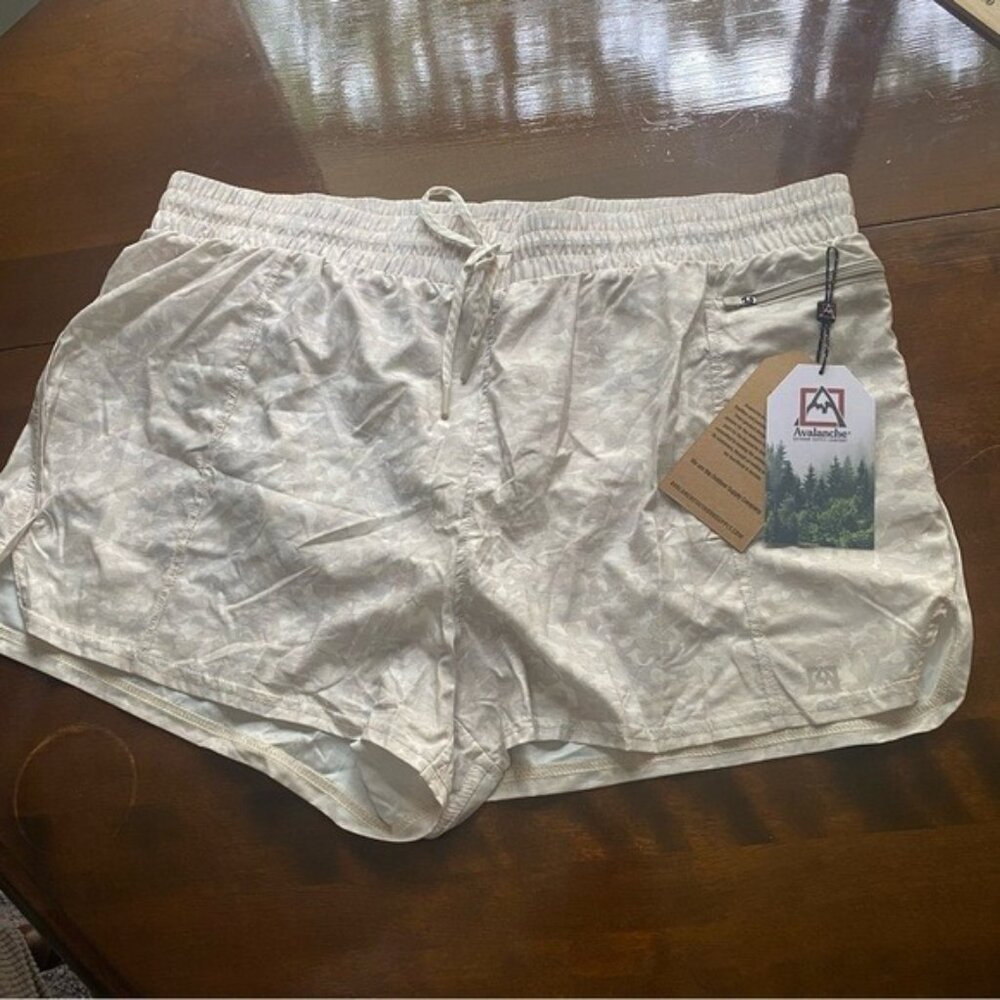 Avalanche Amsterdam Printed Shorts - Built-In Brief (For Women) Size L New - Picture 12 of 12